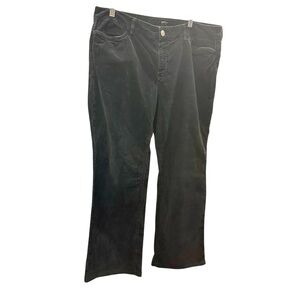 Escada black corduroy straight pants mens size 46/36